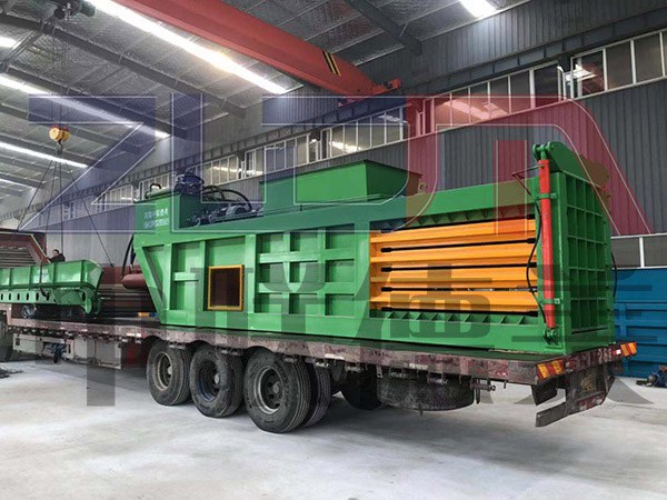 臥式半自動廢紙打包機