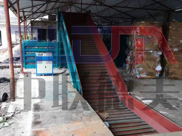 自動廢紙打包機