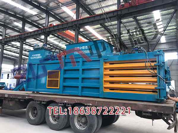浙江160噸廢紙打包機操作流程